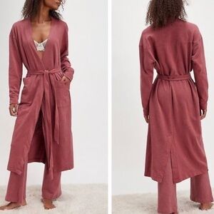 FREE PEOPLE BEACH | L | Intimately Babe I'm Yours Maxi Cardi Robe Dried Current